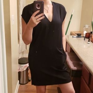 Everlane VNeck GoWeave Cocoon Dress with 2 pockets